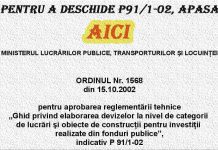 Ghid privind elaborarea devizelor P 91/1-02 p91-2002